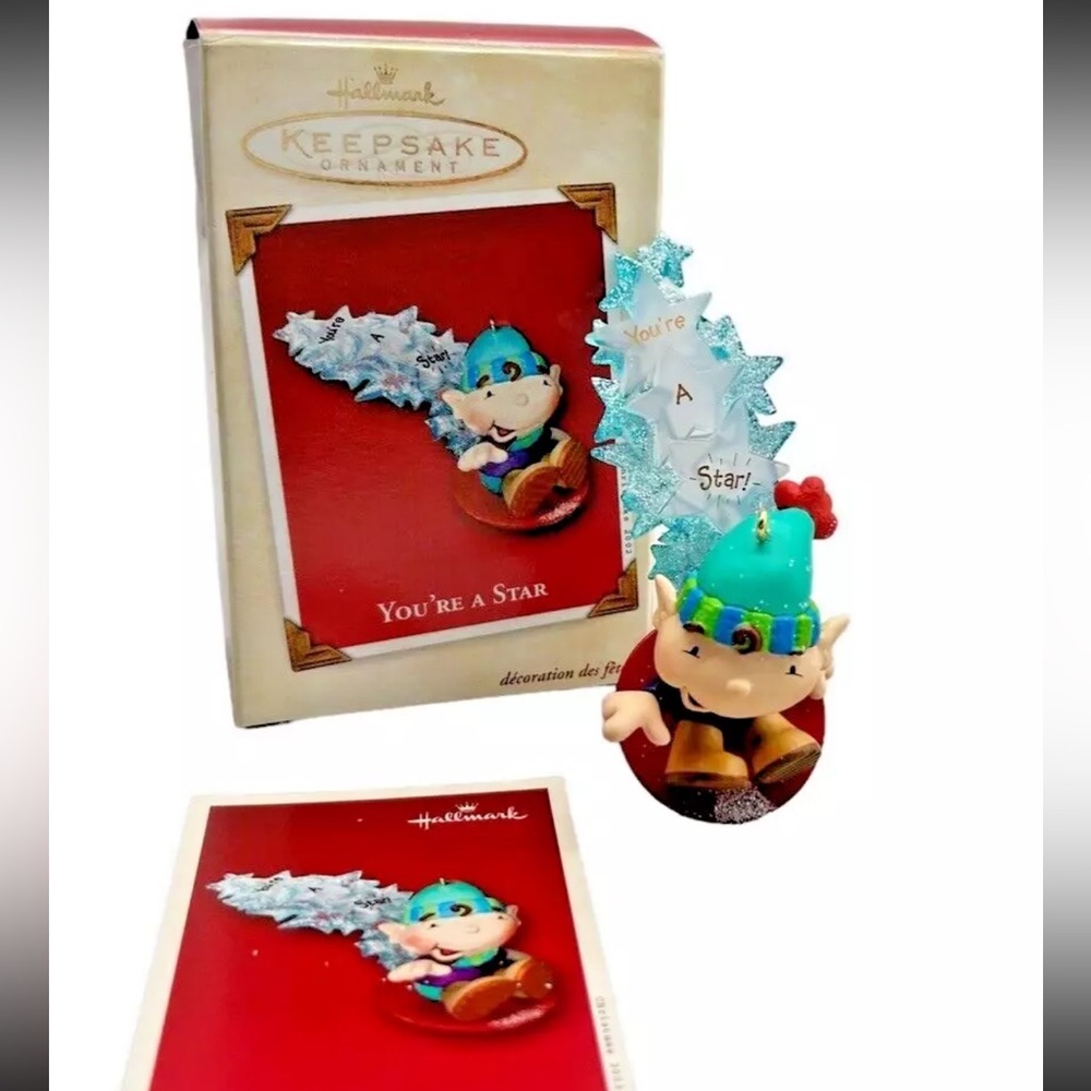 Vintage‎ Hallmark Keepsake Ornament 2002 - You're A Star New